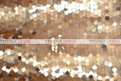 Dazzle Square Sequins Draping - Gold (Dull)