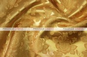 Brocade Satin Draping - Dk Gold