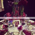 Liz Linen Table Runner - Purple