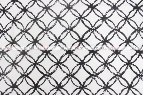 Meghan Table Runner - White/Black