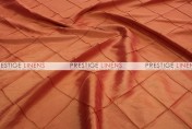 Pintuck Taffeta Table Runner - Orange