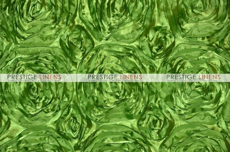 Rosette Satin Table Runner - Lime