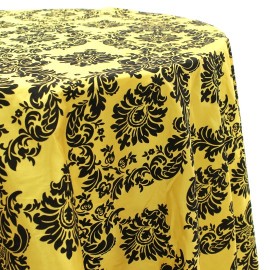 FLOCKING DAMASK TAFFETA