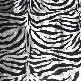 FLOCKING ZEBRA TAFFETA