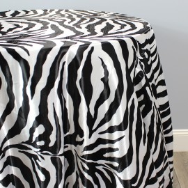 ZEBRA PRINT CHARMEUSE