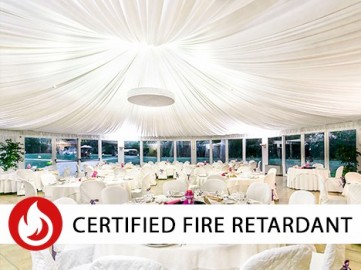 FIRE RETARDANT DRAPING