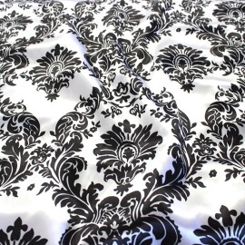 Damask Print Charmeuse