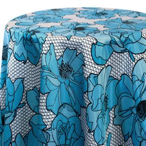 Poly Print - Big Lace Floral