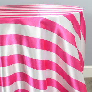 Striped Print Charmeuse