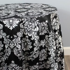 Damask Print Charmeuse