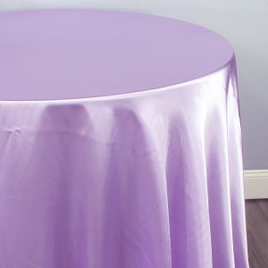 Charmeuse Satin Table Linen - 1026 Lavender