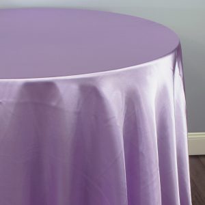Charmeuse Satin Table Linen - 1029 Dk Lilac
