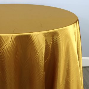 Charmeuse Satin Table Linen - 229 Dk Gold