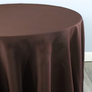 Polyester Poplin (Double-Wide) Table Linen - 333 Brown