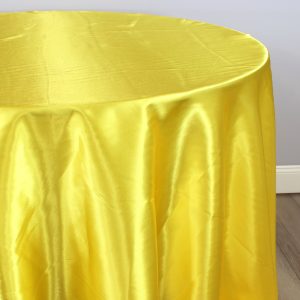 Charmeuse Satin Table Linen - 426 Yellow