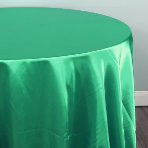Charmeuse Satin Table Linen - 734 Lt Green