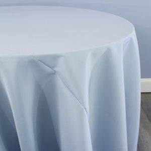 Polyester Poplin (Double-Wide) Table Linen - 928 Skyblue