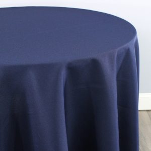 Polyester Poplin (Double-Wide) Table Linen - 934 Navy
