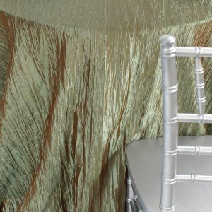 Crushed Taffeta Table Linen - 290 Tiffani Champagne
