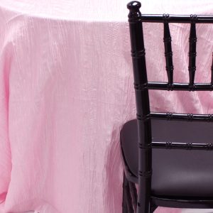 Crushed Taffeta Table Linen - 527 Pink