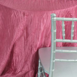 Crushed Taffeta Table Linen - 565 Watermelon