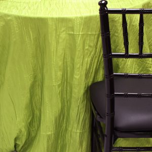 Crushed Taffeta Table Linen - 752 Avocado