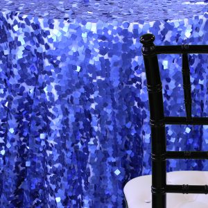 Dazzle Square Sequins Table Linen - Royal