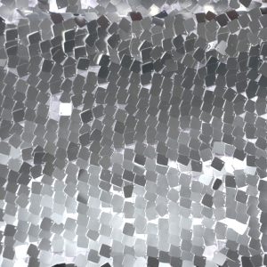 Dazzle Square Sequins Table Linen - Silver