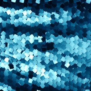 Dazzle Square Sequins Table Linen - Turquoise