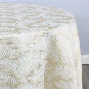 Fern Table Linen - Champagne