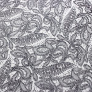 French Lace Table Linen - Silver