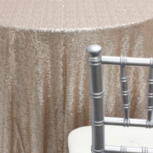 Glitz Sequins Table Linen - Champagne