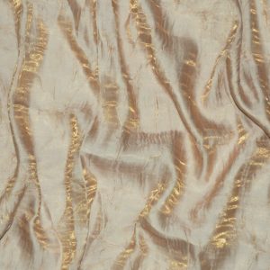 Iridescent Crushed Satin Table Linen - Champagne