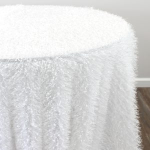 Minky Table Linen - White