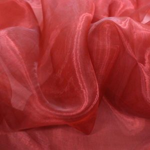 Mirror Organza Table Linen - 627 Cranberry