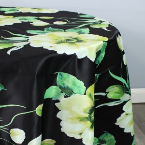 Perennial Table Linen - Green/Black