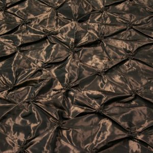 Pinwheel Taffeta Table Linen - Brown