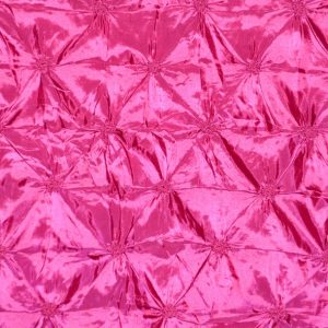 Pinwheel Taffeta Table Linen - Fuchsia