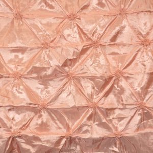 Pinwheel Taffeta Table Linen - Peach