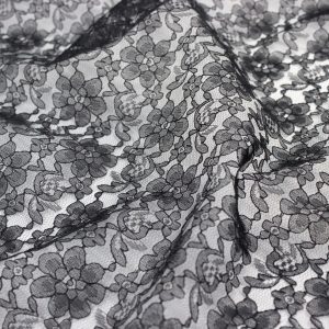 Rachelle Lace Table Linen - 1127 Black