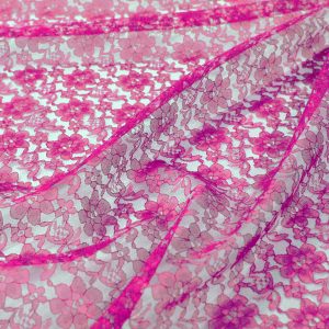 Rachelle Lace Table Linen - 529 Fuchsia