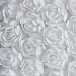 Rose Bordeaux Table Linen - White