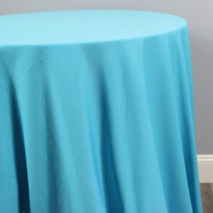Scuba Stretch Table Linen - Turquoise