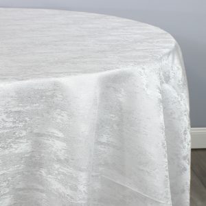 Stardust Table Linen - White/Silver