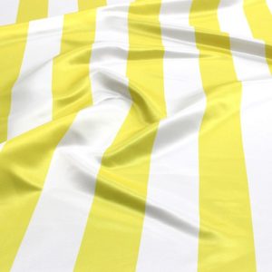 Striped Print Lamour Table Linen - 3.5 Inch Yellow