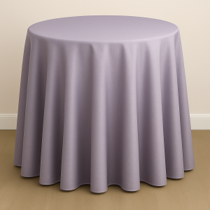 Mystique Satin Table Linen - Capri Iris