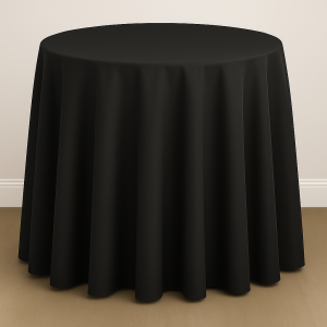 Imperial Taffeta Table Linen - Black