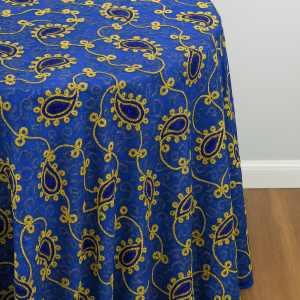 Coco Paisley Table Linen - Royal