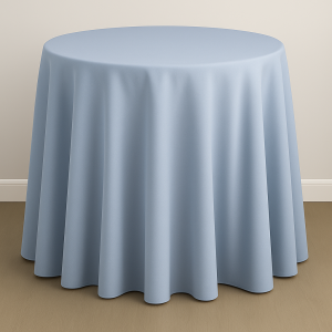 Imperial Taffeta Table Linen - Blue Haze