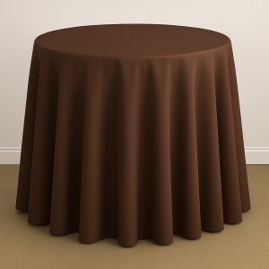 Imperial Taffeta Table Linen - Brown